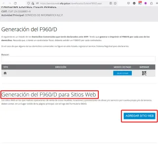 Generation of F960 for your website