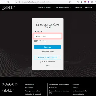 AFIP Login