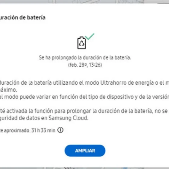 Save battery