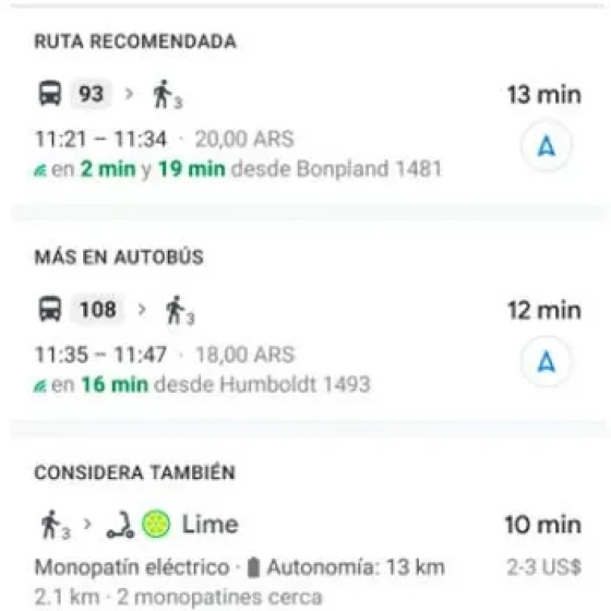 Plan the route: calculate the time it will take to travel