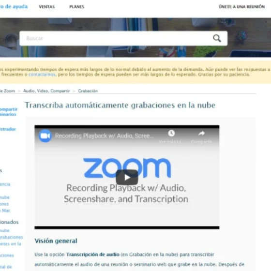 Record transcripts
