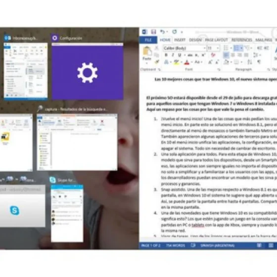Virtual views and desktops