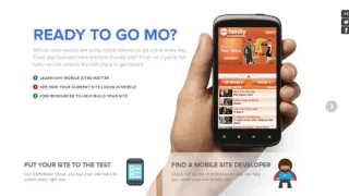 Google's initiative to promote the development of mobile websites