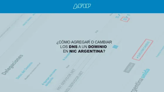How to add or change DNS to a domain in Nic Argentina?