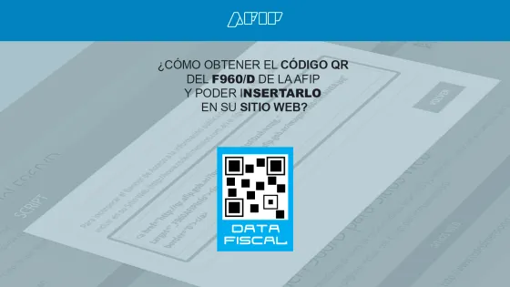 How to obtain the AFIP F960/D QR Code and insert it on your website