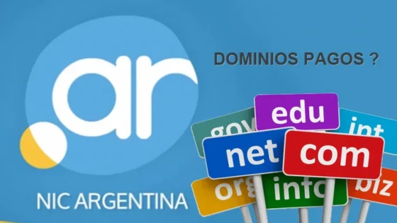 Internet domains (.ar) in Argentina will now be paid