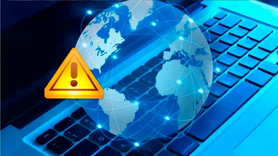 A network failure affects internet connections globally